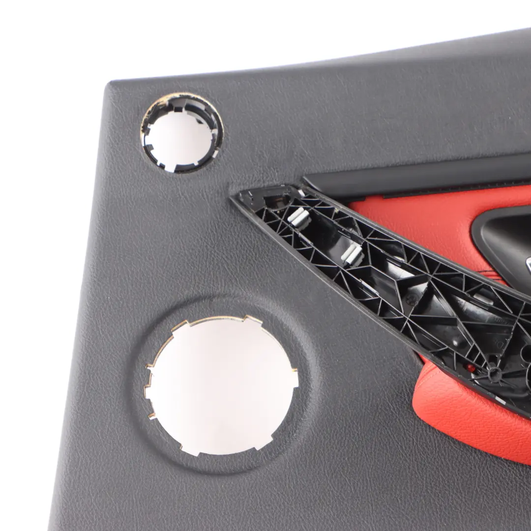  Door Card BMW F30 F31 Rear Right O/S Lining Panel Cover Leather Korall Rot Black - SKU 7280946-1 - Part number 7280946