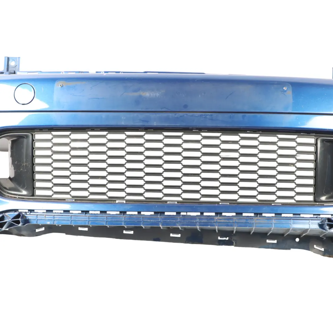 Front Bumper Trim Panel JCW Aerokit Complete Lightning Blue A63 to Mini R56 R57 LCI with Part number 7283329 Mini R56 R57 LCI Front Bumper Trim Panel JCW Aerokit Complete Lightning Blue A63 - SKU 7283329-LB - Part number 7283329