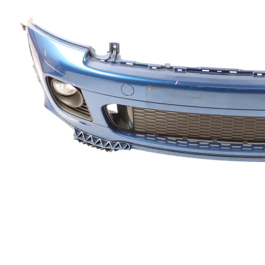 Front Bumper Trim Panel JCW Aerokit Complete Lightning Blue A63 to Mini R56 R57 LCI with Part number 7283329 Mini R56 R57 LCI Front Bumper Trim Panel JCW Aerokit Complete Lightning Blue A63 - SKU 7283329-LB - Part number 7283329