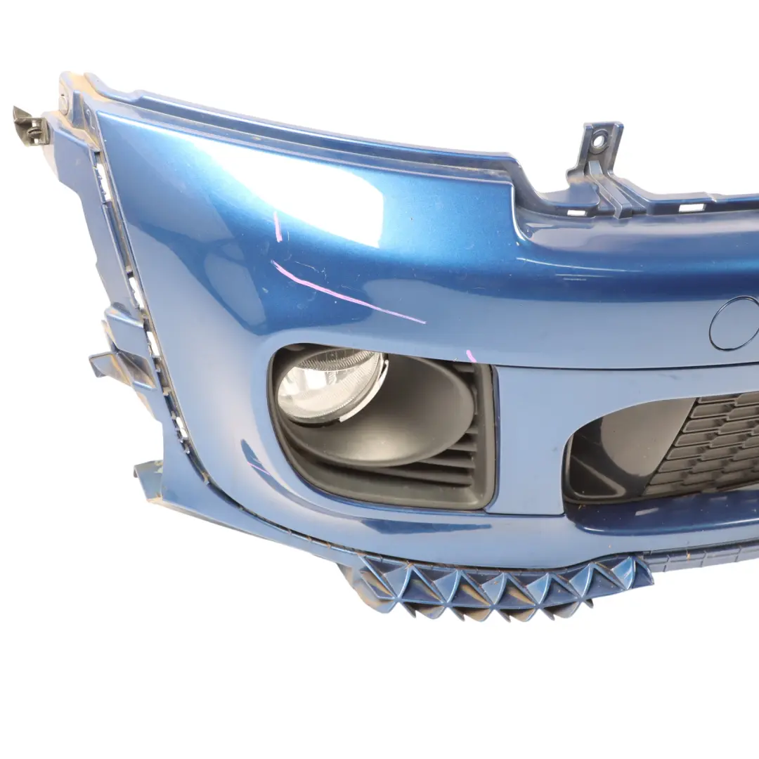 Front Bumper Trim Panel JCW Aerokit Complete Lightning Blue A63 to Mini R56 R57 LCI with Part number 7283329 Mini R56 R57 LCI Front Bumper Trim Panel JCW Aerokit Complete Lightning Blue A63 - SKU 7283329-LB - Part number 7283329