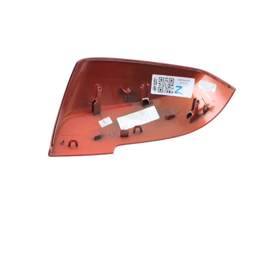 Wing Mirror Cover BMW F20 F21 E84 Cap Right O/S Valencia Orange Metallic - B44 to with Part number 7292746 Wing Mirror Cover BMW F20 F21 E84 Cap Right O/S Valencia Orange Metallic - B44 - SKU 7292746-ORG - Part number 7292746