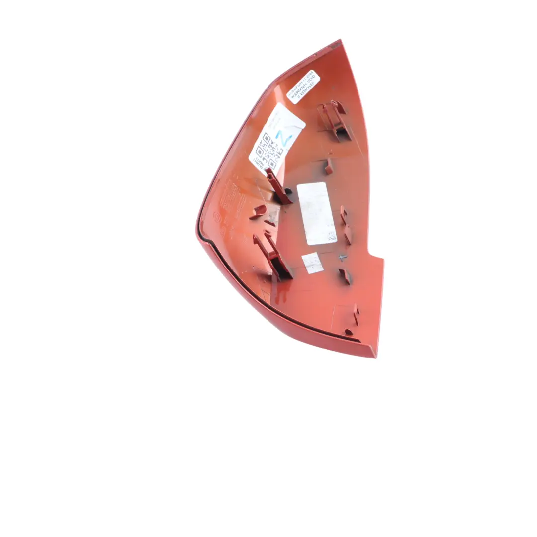 Wing Mirror Cover BMW F20 F21 E84 Cap Right O/S Valencia Orange Metallic - B44 to with Part number 7292746 Wing Mirror Cover BMW F20 F21 E84 Cap Right O/S Valencia Orange Metallic - B44 - SKU 7292746-ORG - Part number 7292746