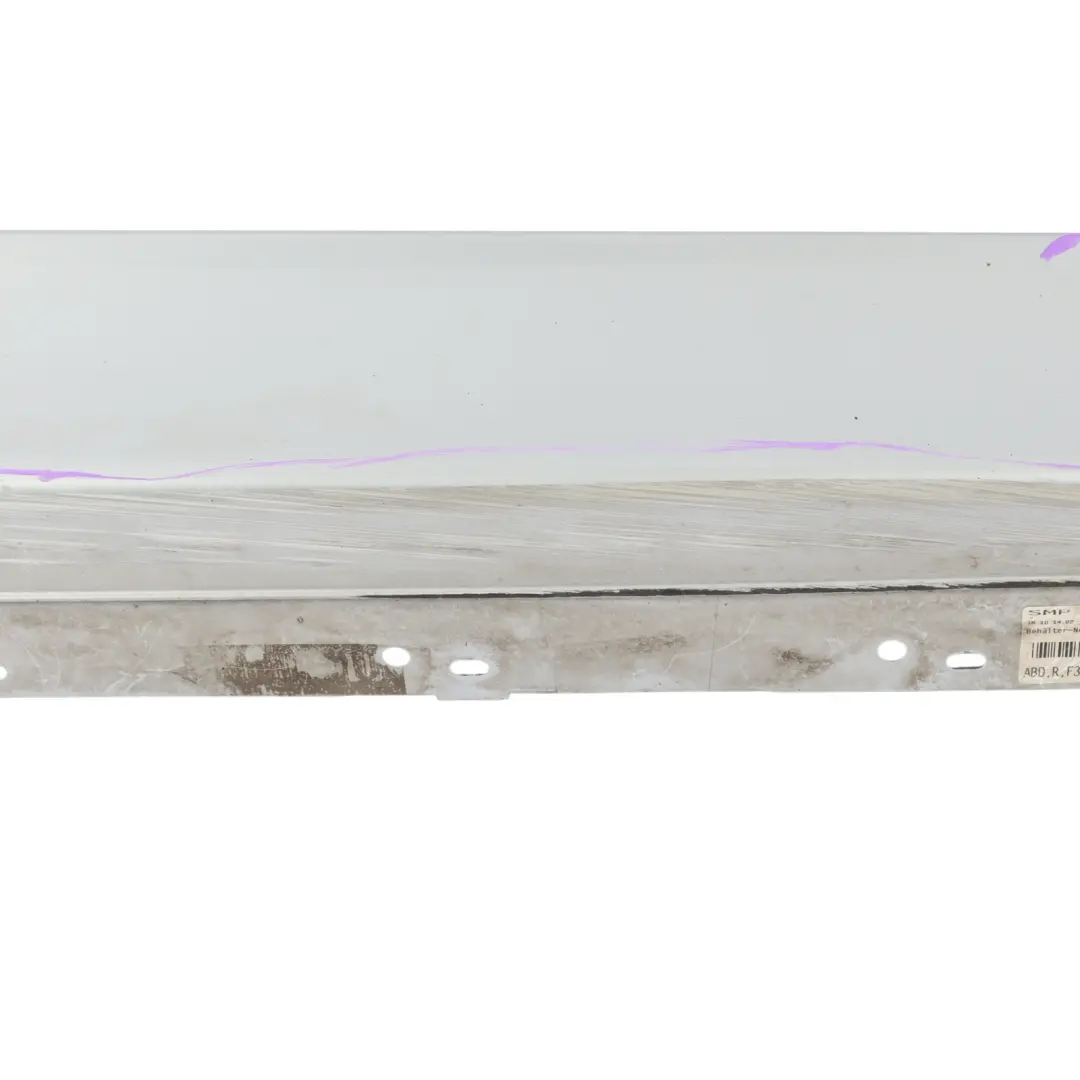  Side Skirt BMW F30 F31 Sill Strip Cover Right O/S Glacier Silver Metallic - A83 - SKU 7312752-GSB - Part number 7312752