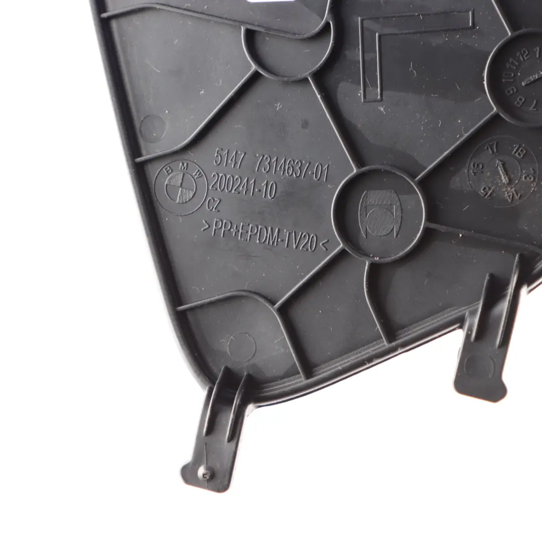 BMW F36 Pannello Triangolare Portellone Bagagliaio Lato Sinistro Nero - SKU 7314637-1 - Numero di parte 7314637