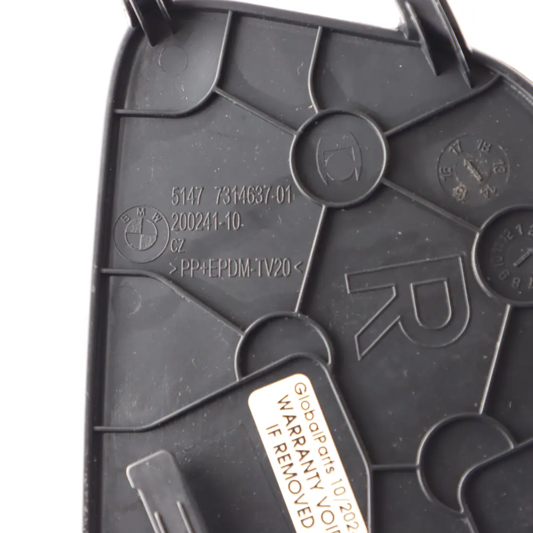 Trunk Boot Tailgate Triangle Trim Panel Cover Right O/S Black to BMW F36 with Part number 7314637 BMW F36 Trunk Boot Tailgate Triangle Trim Panel Cover Right O/S Black - SKU 7314637-2 - Part number 7314637