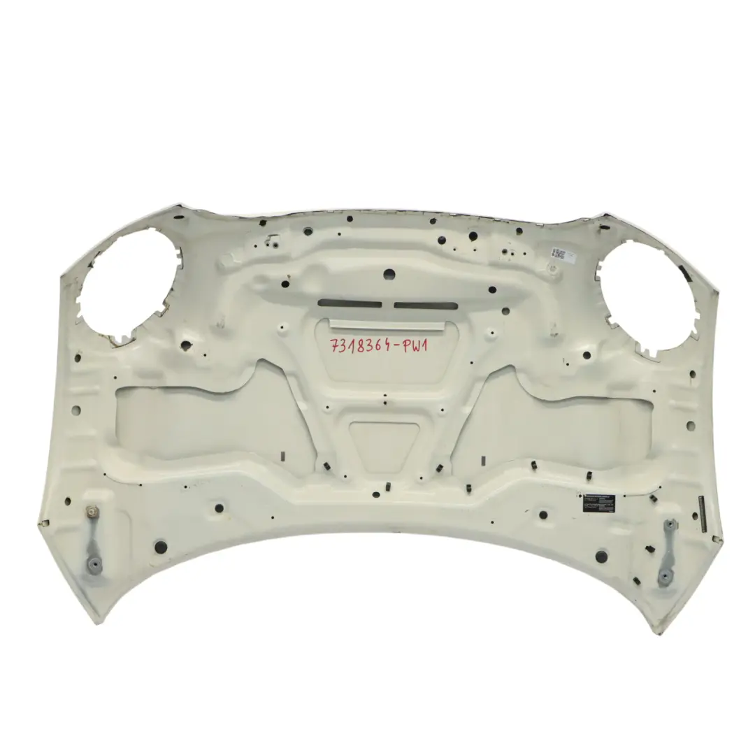 Maska Pokrywa Silnika Pepper White - 850 do Mini Cooper R55 R56 R57 o numerze 7318364 Mini Cooper R55 R56 R57 Maska Pokrywa Silnika Pepper White - 850 - SKU 7318364-PW1 - Numer Części 7318364