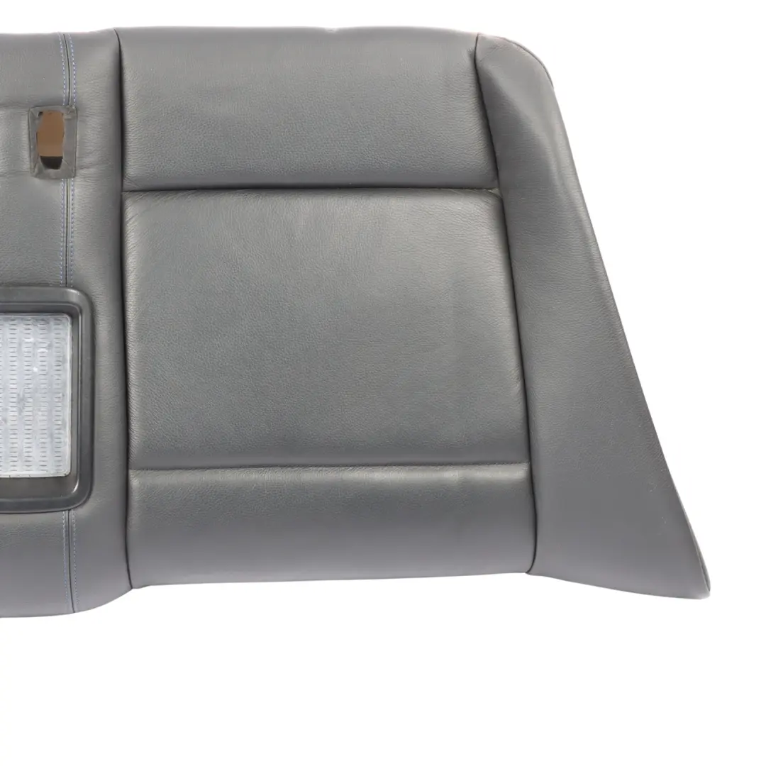 Couch Bench Leather Boston Black Blue Seam to BMW E88 Convertible Rear Seat Cover with Part number 7320690 BMW E88 Convertible Rear Seat Cover Couch Bench Leather Boston Black Blue Seam - SKU 7320690 - Part number 7320690