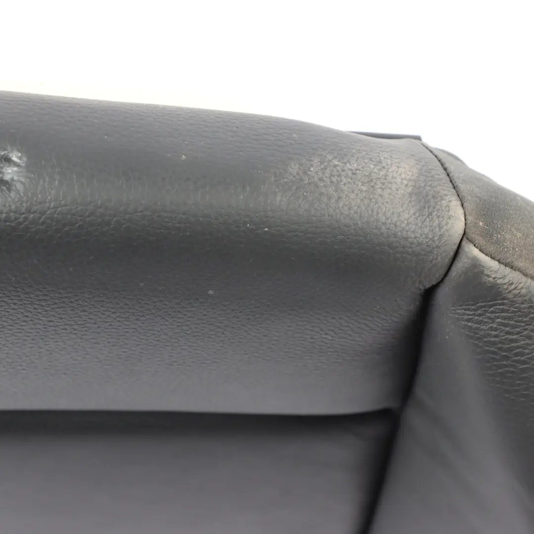 BMW E88 Convertible Rear Seat Cover Couch Bench Leather Boston Black Blue Seam - SKU 7320690 - Part number 7320690