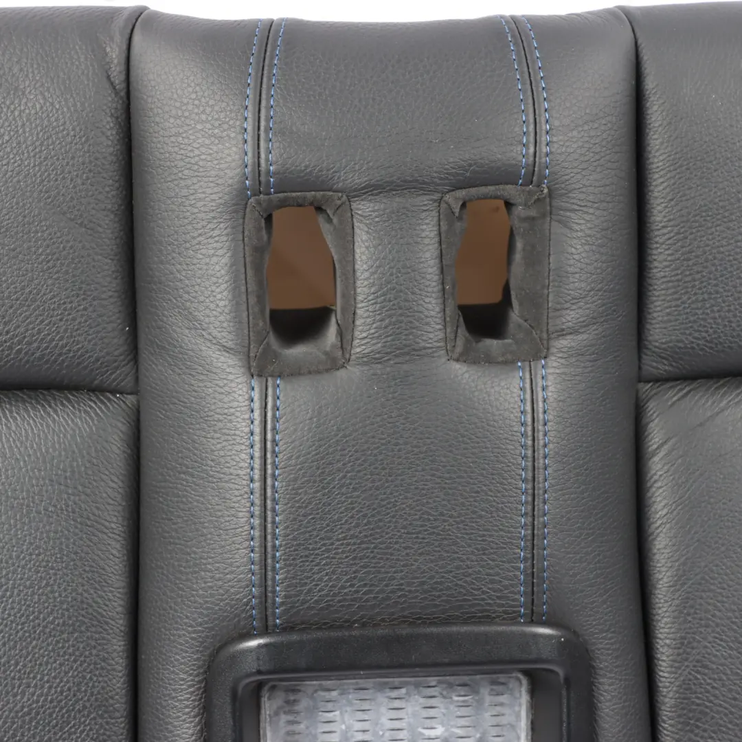 BMW E88 Convertible Rear Seat Cover Couch Bench Leather Boston Black Blue Seam - SKU 7320690 - Part number 7320690