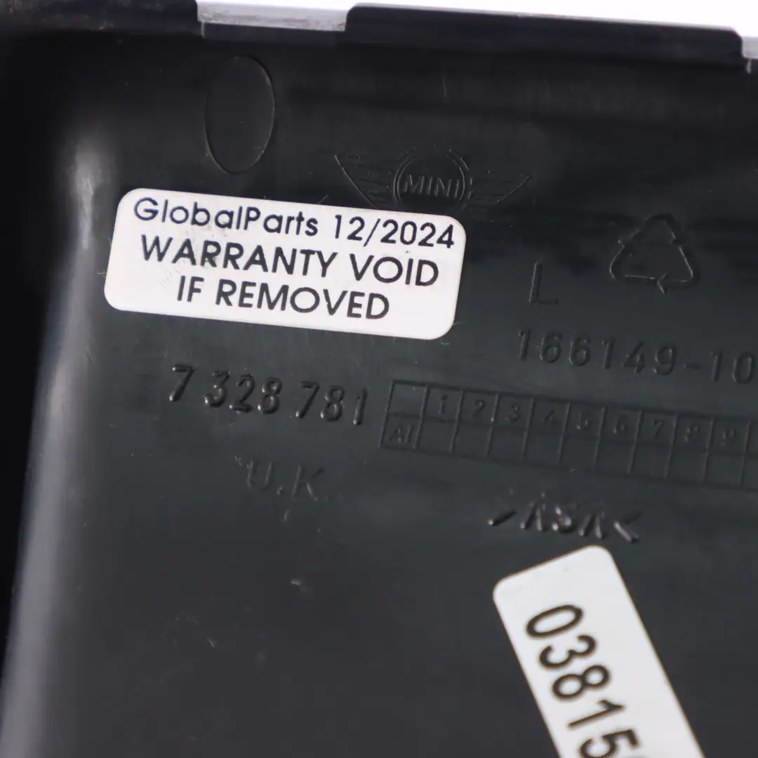 Stoßstange Vorne Links Bremse Luft Midnight Schwarz für Mini R55 R56 LCI JCW mit Teilenummer 7328781 Mini R55 R56 LCI JCW Stoßstange Vorne Links Bremse Luft Midnight Schwarz - SKU 7328781-MNB - Teilenummer 7328781