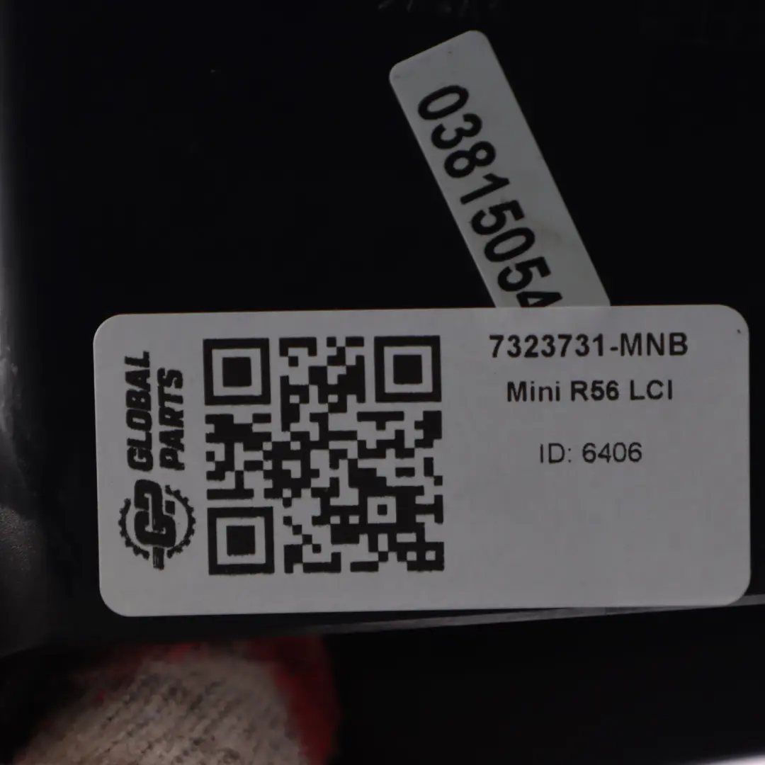 Paraurti Anteriore Sinistro Aria Freni Midnight Nero per Mini R55 LCI JCW con numero di parte 7328781 Mini R55 LCI JCW Paraurti Anteriore Sinistro Aria Freni Midnight Nero - SKU 7328781-MNB - Numero di parte 7328781
