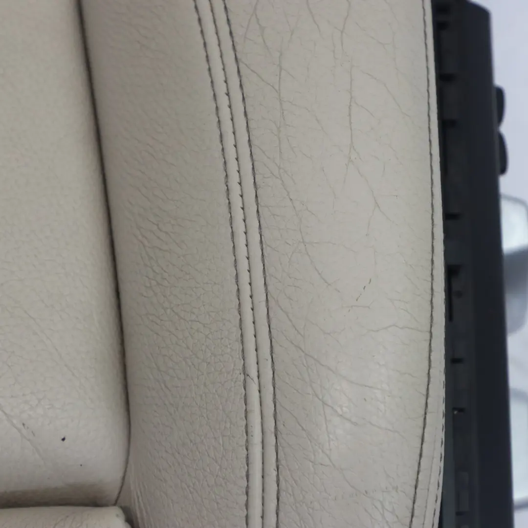 BMW F33 Cabrio Front Seat Sport Left N/S Heated Electric Leather Dakota Oyster - SKU 7327671-1 - Part number 7327671