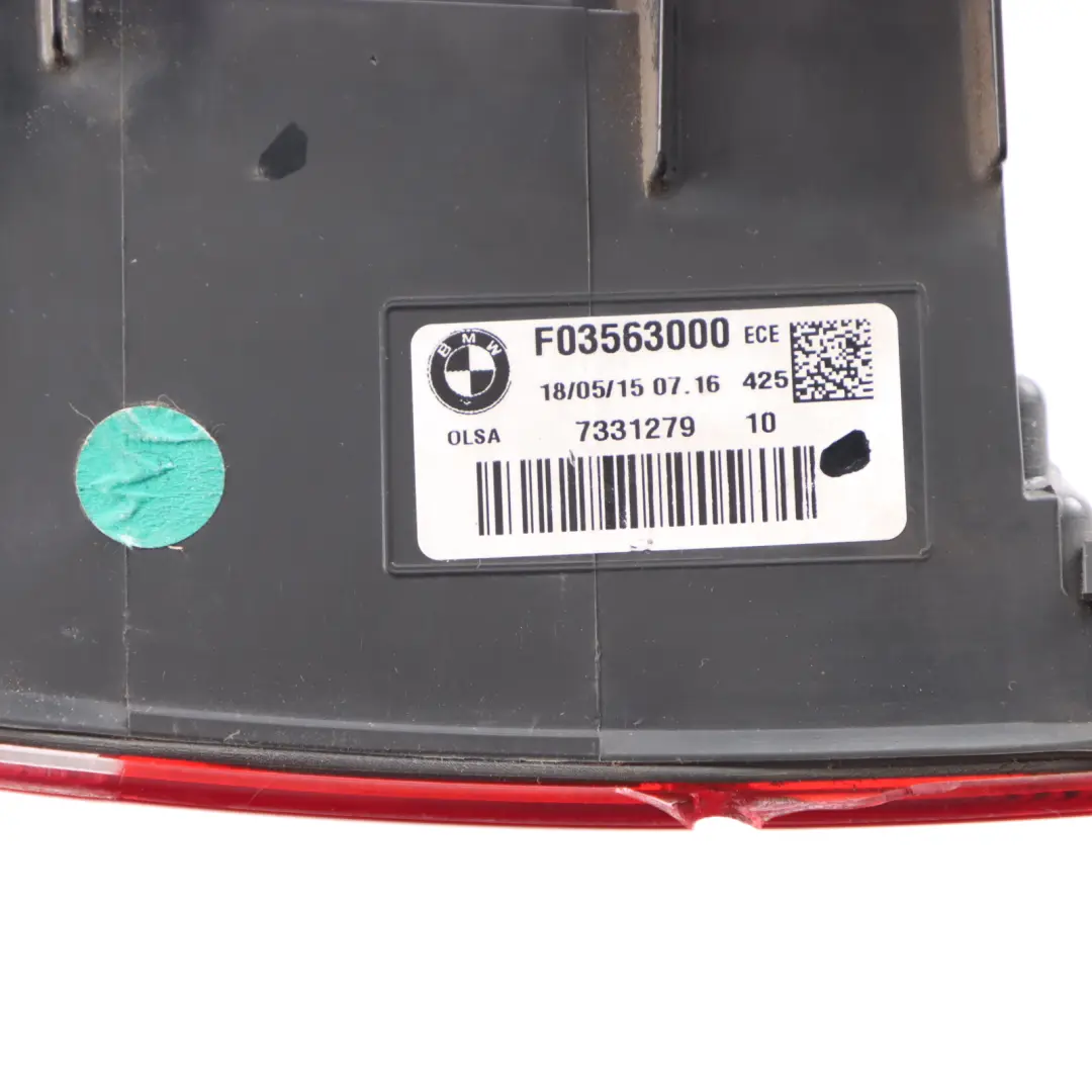 Fanale posteriore Pannello laterale esterno sinistro per BMW X4 F26 con numero di parte 7331279 BMW X4 F26 Fanale posteriore Pannello laterale esterno sinistro - SKU 7331279 - Numero di parte 7331279