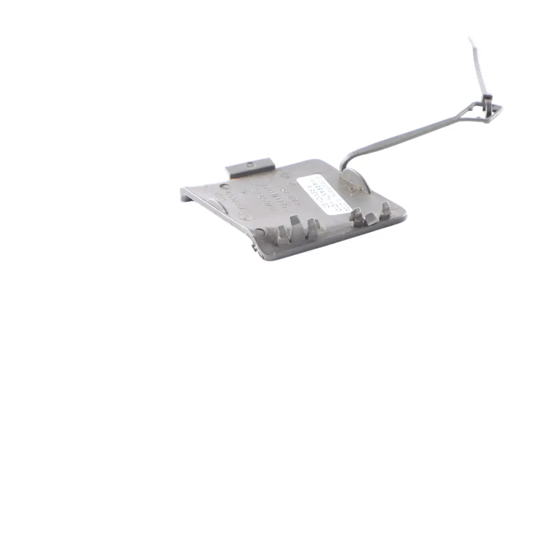 Bumper Towing Hook Eye Cover Trim Sophistograu Grey - A90 to BMW F10 Rear with Part number 7331609 BMW F10 Rear Bumper Towing Hook Eye Cover Trim Sophistograu Grey - A90 - SKU 7331609-SOP - Part number 7331609