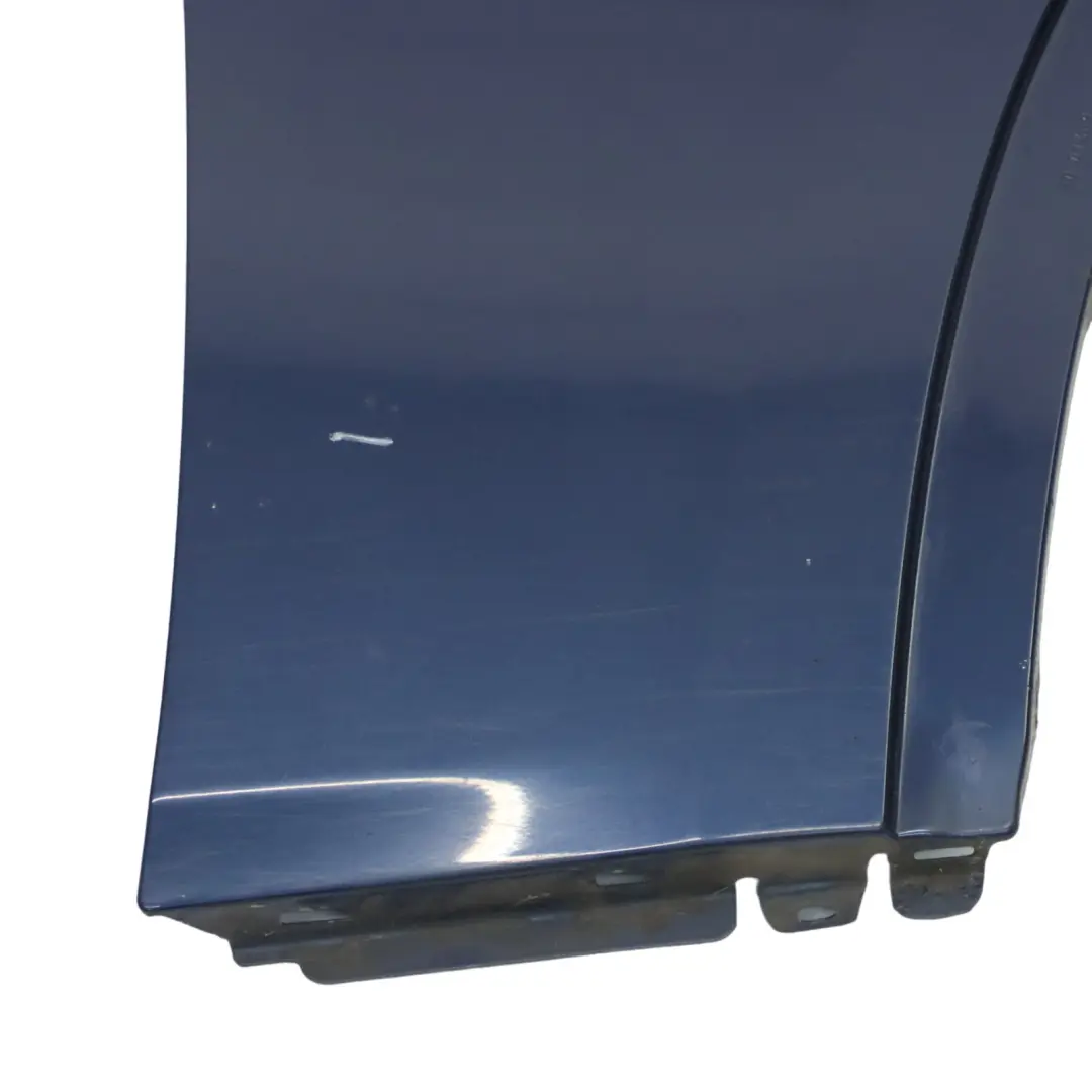 Panel lateral delantero derecho Tiefseeblau Azul Metalizado A76 para BMW X1 E84 con número de pieza 7332424 BMW X1 E84 Panel lateral delantero derecho Tiefseeblau Azul Metalizado A76 - SKU 7332424-DSB2 - Número de pieza 7332424