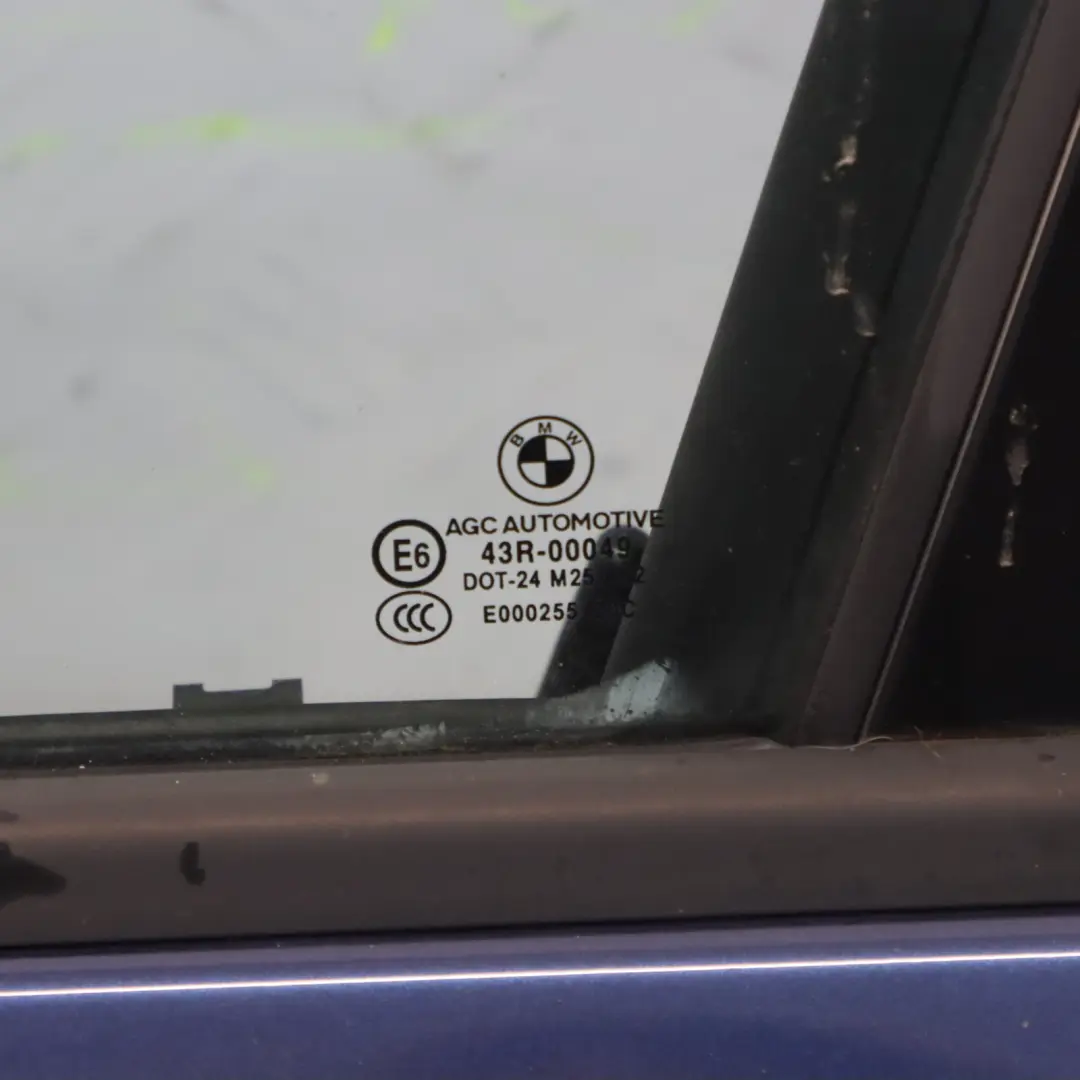 BMW X1 E84 Door Front Left N/S Tiefseeblau Deep Sea Blue Metallic - A76 - SKU 7339357-DSB - Part number 7339357