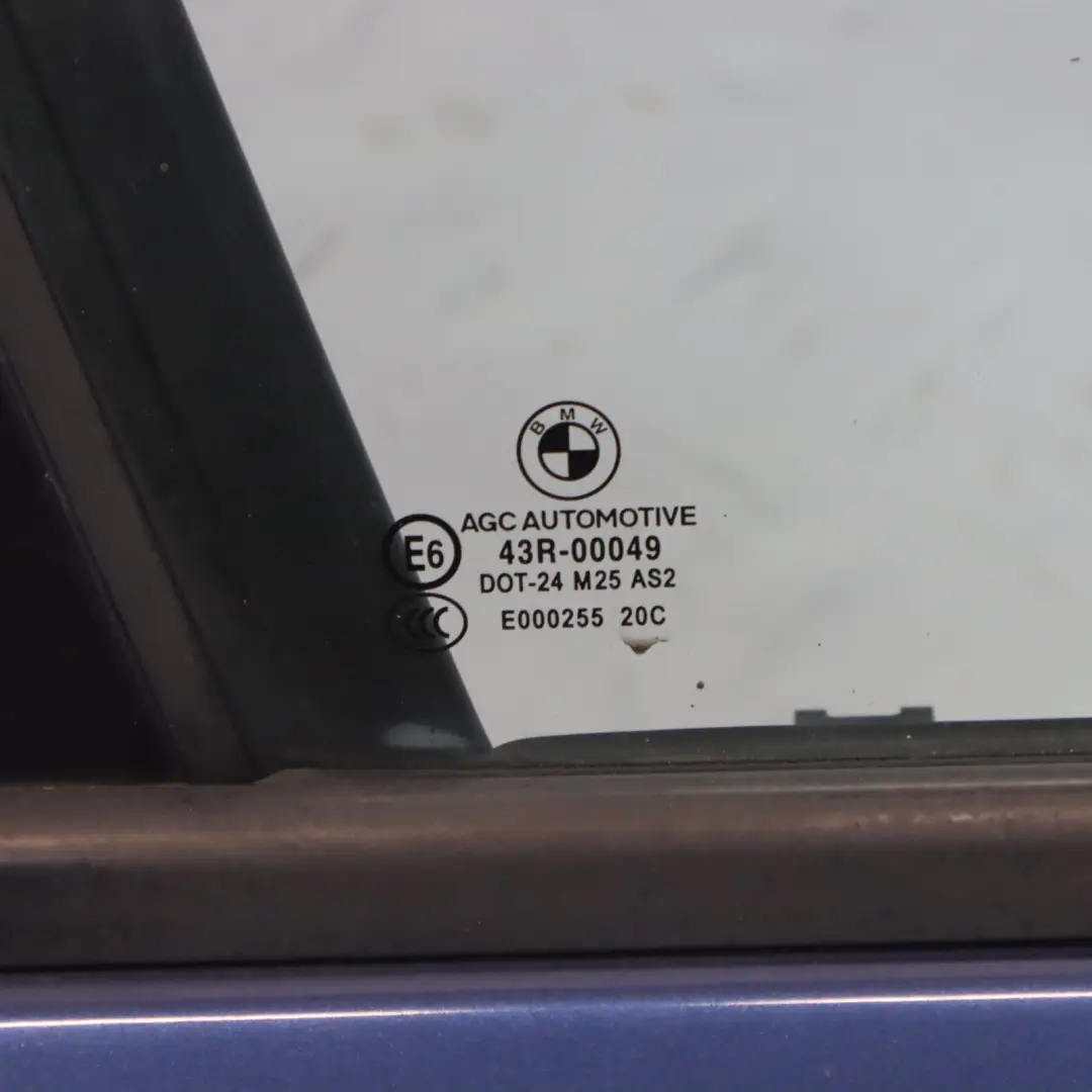 Door Front Right O/S Tiefseeblau Deep Sea Blue Metallic - A76 to BMW X1 E84 with Part number 7339358 BMW X1 E84 Door Front Right O/S Tiefseeblau Deep Sea Blue Metallic - A76 - SKU 7339358-DSB - Part number 7339358