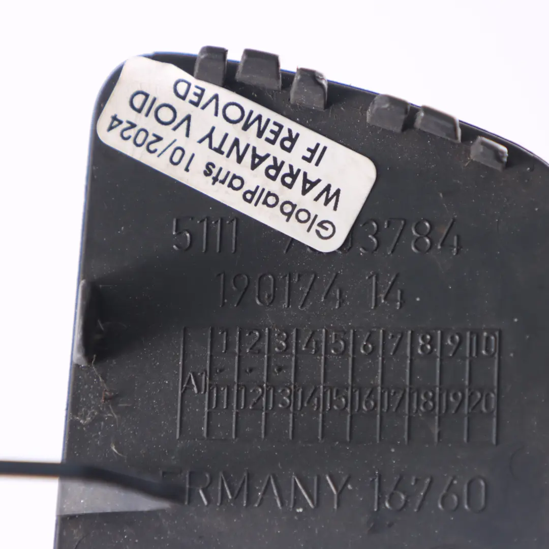 Osłona Zaślepka Haka Przedniego Zderzaka Niebieska 7303784 do BMW X1 E84 o numerze 7345034 BMW X1 E84 Osłona Zaślepka Haka Przedniego Zderzaka Niebieska 7303784 - SKU 7345034-DSB - Numer Części 7345034