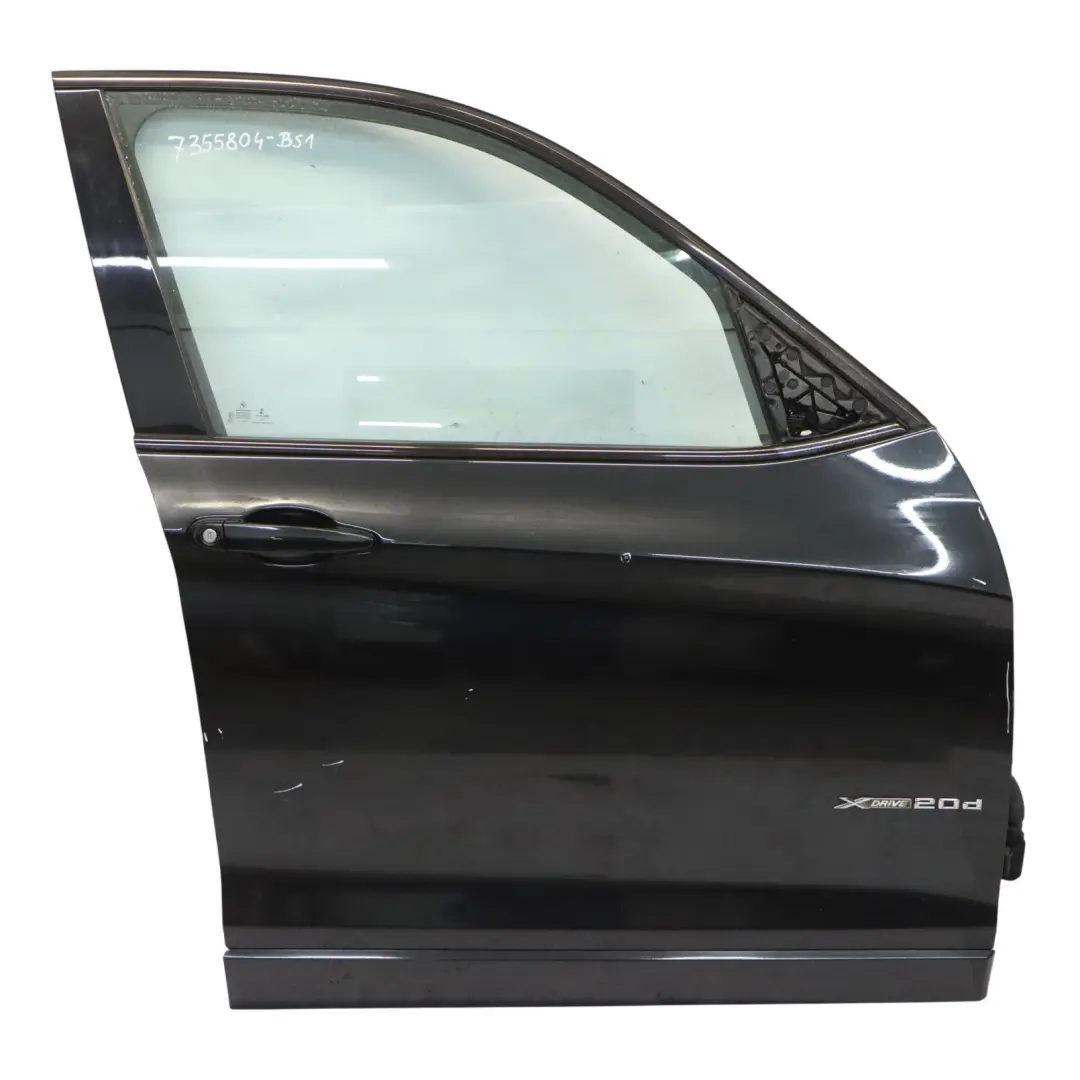 BMW X3 F25 Door Front Right O/S Black Sapphire Metallic - 475 - SKU 7355804-BS1 - Part number 7355804
