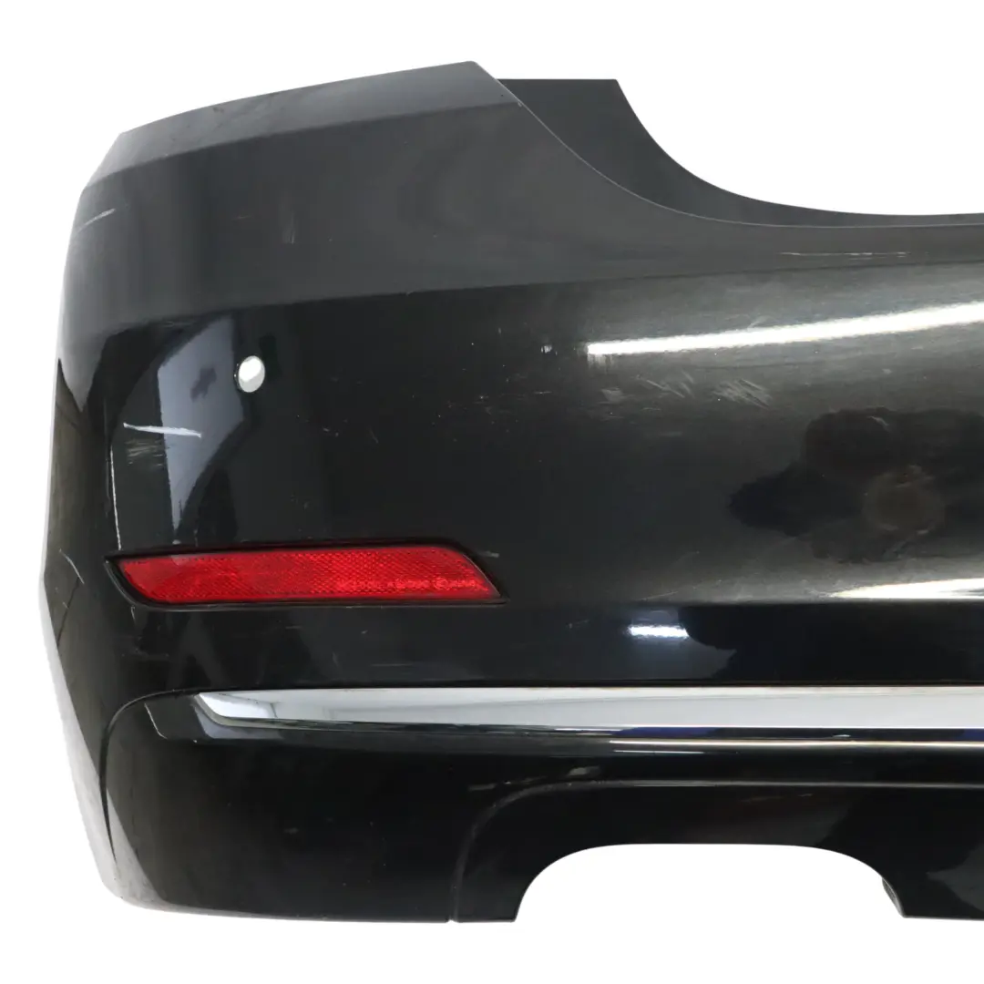 BMW F32 F33 Rear Bumper Trim Panel PDC Black Sapphire Metallic - 475 - SKU 7363306-BS - Part number 7363306