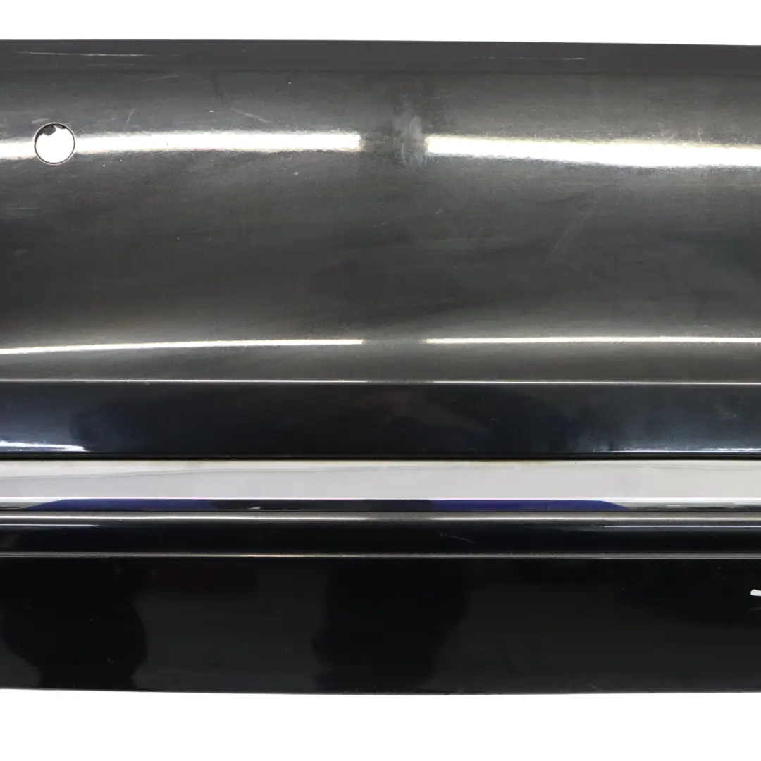 BMW F32 F33 Rear Bumper Trim Panel PDC Black Sapphire Metallic - 475 - SKU 7363306-BS - Part number 7363306
