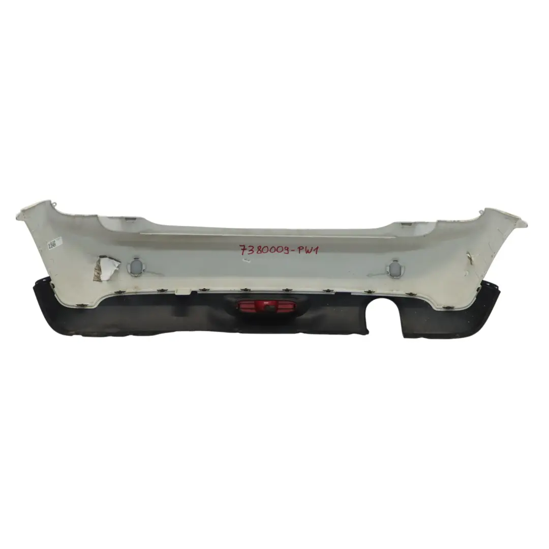 Mini F56 F57 Paraurti posteriore Pepper White - 850 - SKU 7380009-PW1 - Numero di parte 7380009