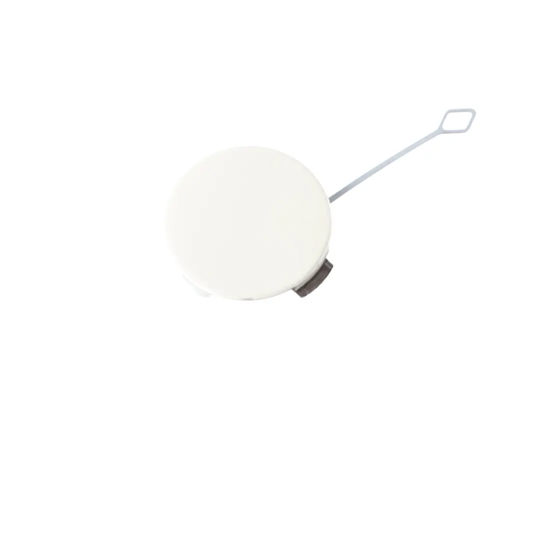 Bumper Towing Eye Hook Cover Rear Left N/S Pepper White - 850 7328565 to Mini F55 with Part number 7380025 Mini F55 Bumper Towing Eye Hook Cover Rear Left N/S Pepper White - 850 7328565 - SKU 7380025-PW - Part number 7380025