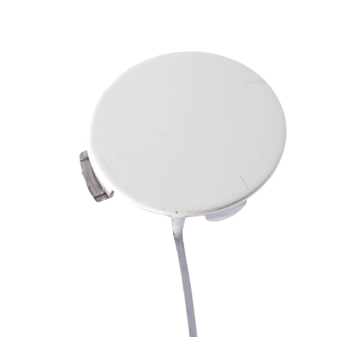 Bumper Towing Eye Hook Cover Rear Left N/S Pepper White - 850 7328565 to Mini F55 with Part number 7380025 Mini F55 Bumper Towing Eye Hook Cover Rear Left N/S Pepper White - 850 7328565 - SKU 7380025-PW - Part number 7380025
