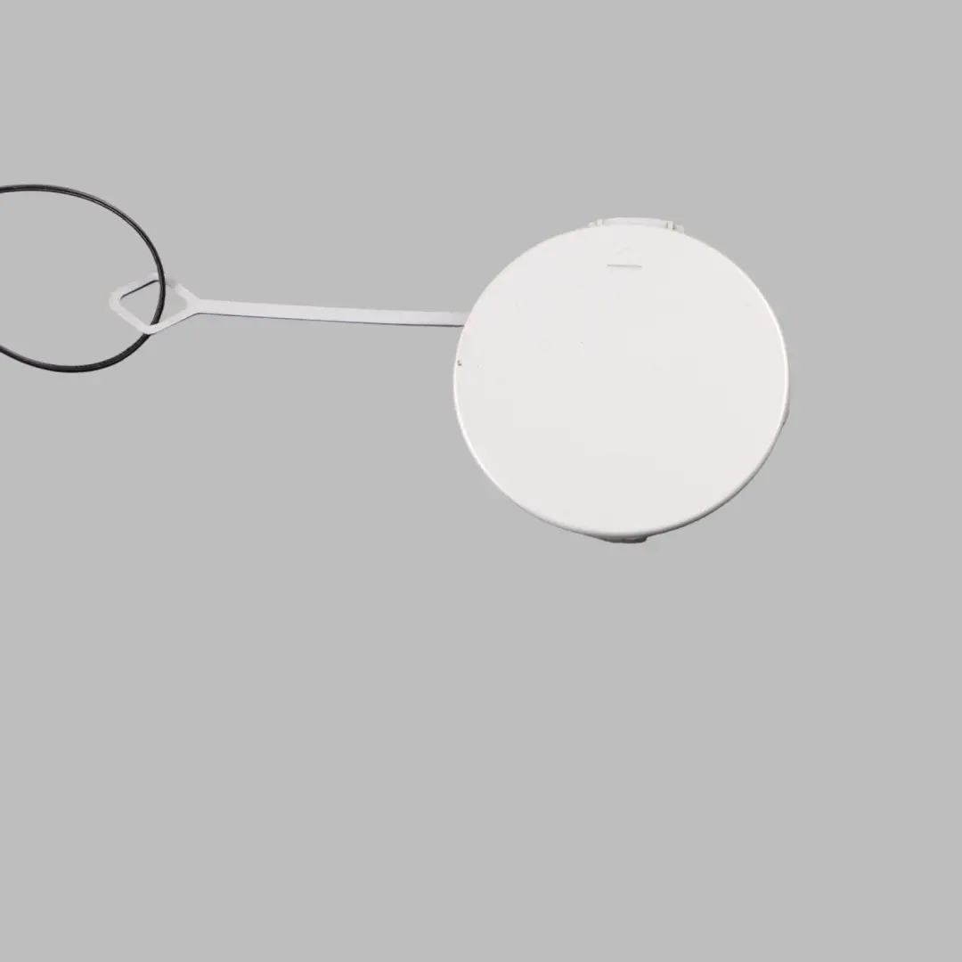 Bumper Towing Eye Hook Cover Rear Left N/S White Silver Metallic - A62 to Mini F55 with Part number 7380025 Mini F55 Bumper Towing Eye Hook Cover Rear Left N/S White Silver Metallic - A62 - SKU 7380025-WS - Part number 7380025