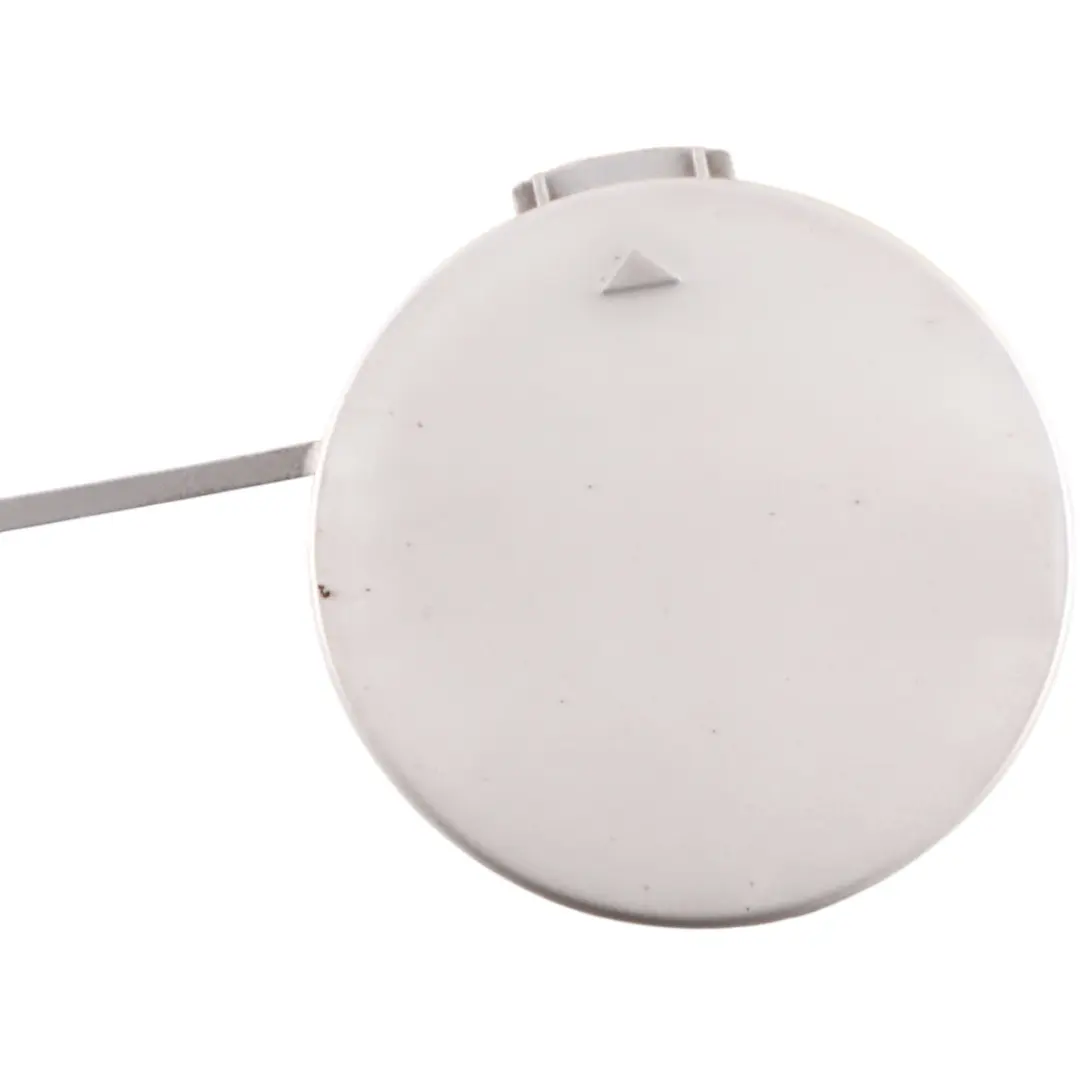 Bumper Towing Eye Hook Cover Rear Left N/S White Silver Metallic - A62 to Mini F55 with Part number 7380025 Mini F55 Bumper Towing Eye Hook Cover Rear Left N/S White Silver Metallic - A62 - SKU 7380025-WS - Part number 7380025