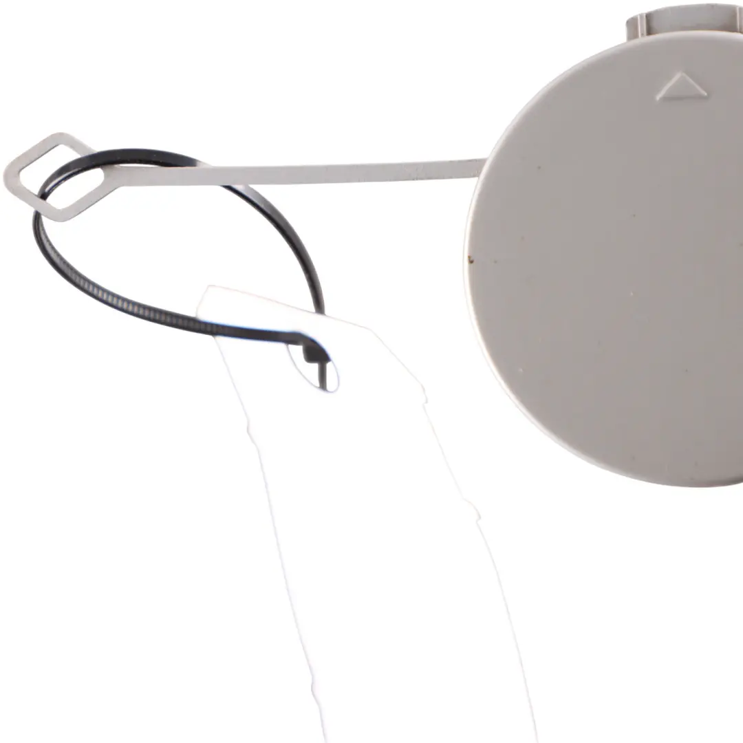 Bumper Towing Eye Hook Cover Rear Left N/S White Silver Metallic - A62 to Mini F55 with Part number 7380025 Mini F55 Bumper Towing Eye Hook Cover Rear Left N/S White Silver Metallic - A62 - SKU 7380025-WS - Part number 7380025