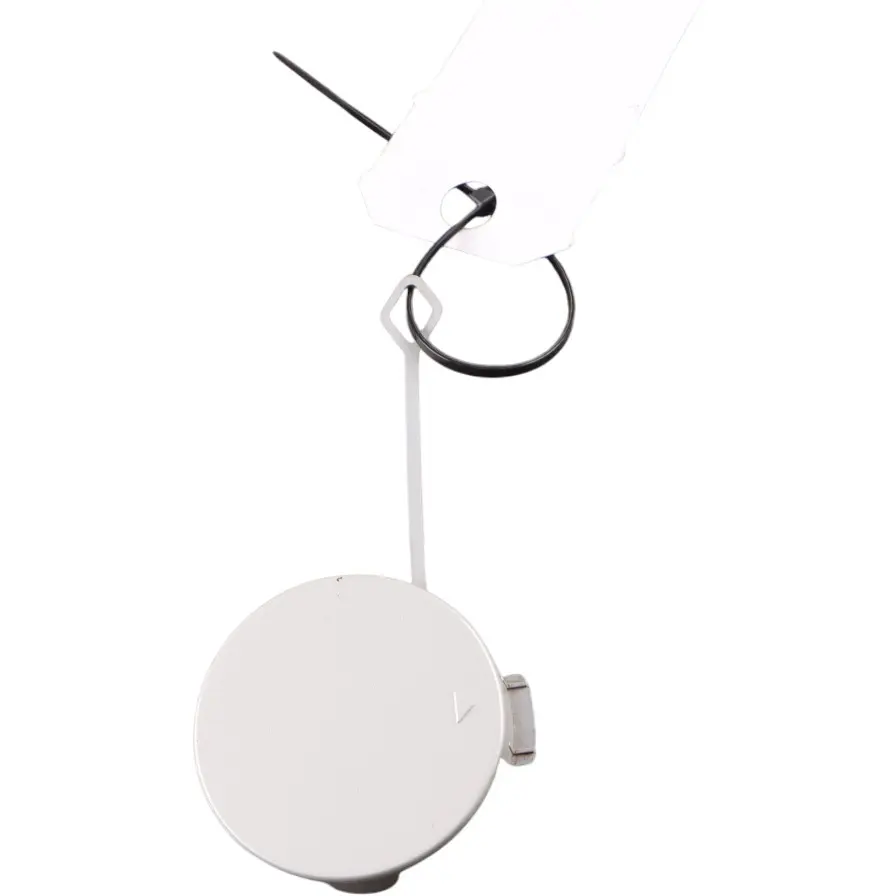 Bumper Towing Eye Hook Cover Rear Left N/S White Silver Metallic - A62 to Mini F55 with Part number 7380025 Mini F55 Bumper Towing Eye Hook Cover Rear Left N/S White Silver Metallic - A62 - SKU 7380025-WS - Part number 7380025