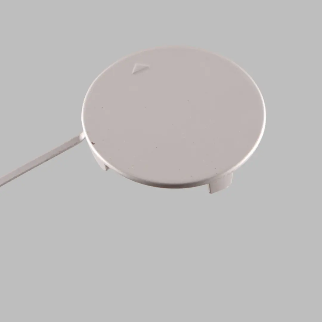 Bumper Towing Eye Hook Cover Rear Left N/S White Silver Metallic - A62 to Mini F55 with Part number 7380025 Mini F55 Bumper Towing Eye Hook Cover Rear Left N/S White Silver Metallic - A62 - SKU 7380025-WS - Part number 7380025