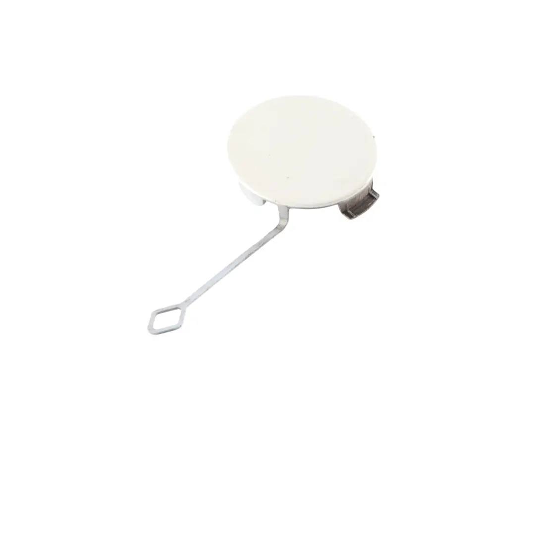 Bumper Towing Eye Hook Cover Rear Right O/S Pepper White - 850 7328566 to Mini F55 with Part number 7380026 Mini F55 Bumper Towing Eye Hook Cover Rear Right O/S Pepper White - 850 7328566 - SKU 7380026-PW - Part number 7380026