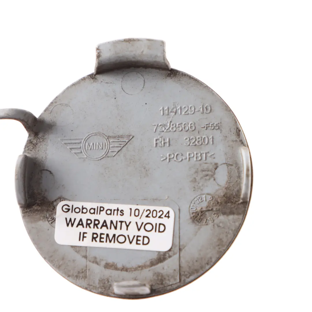 Mini F55 Bumper Towing Eye Hook Cover Rear Right O/S Pepper White - 850 7328566 - SKU 7380026-PW - Part number 7380026