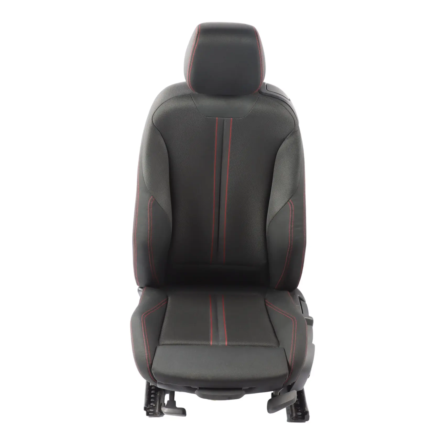 BMW F21 LCI Asiento Delantero M Sport Izquierdo Tela Antracita Rojo