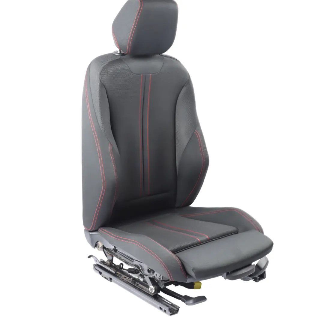 BMW F21 LCI Fotel Przedni M Sport Lewy Tkanina Antracyt Czerwony - SKU 7392455-1 - Numer Części 7392455