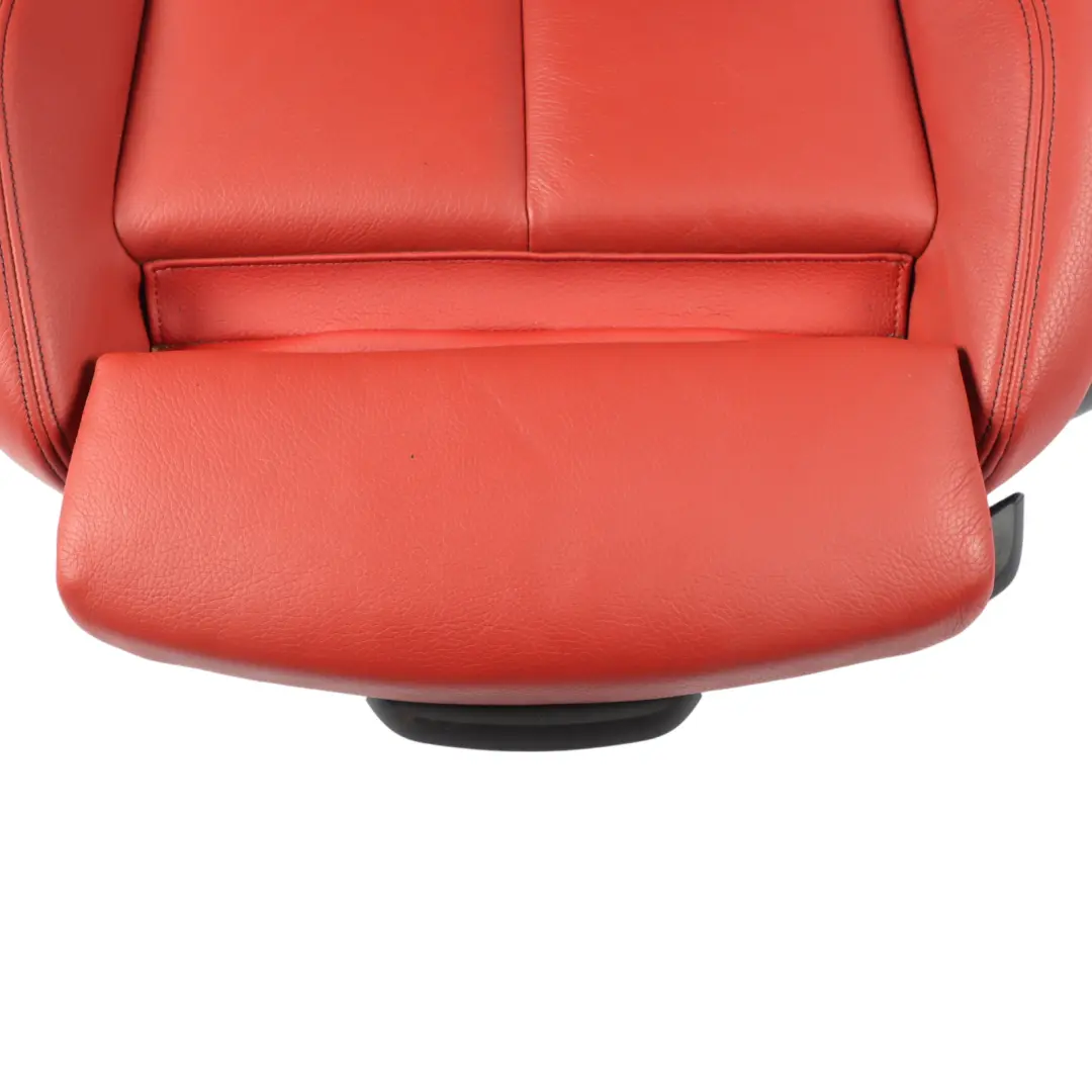 BMW F32 Front Seat Left N/S Sport Heated Leather Dakota Korall Rot Accent Black - SKU 7392471-3 - Part number 7392471