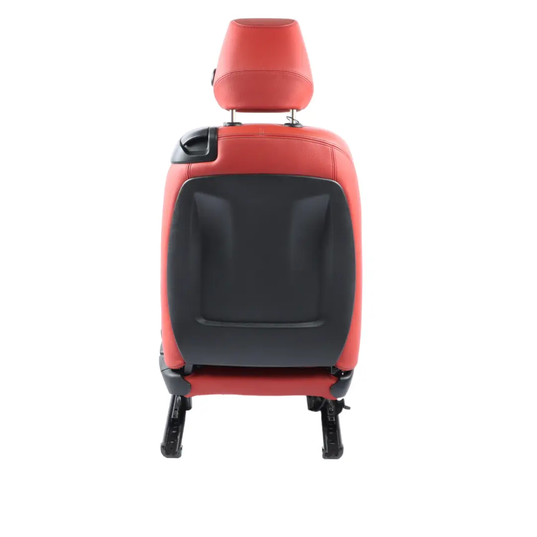 BMW F32 Front Seat Left N/S Sport Heated Leather Dakota Korall Rot Accent Black - SKU 7392471-3 - Part number 7392471
