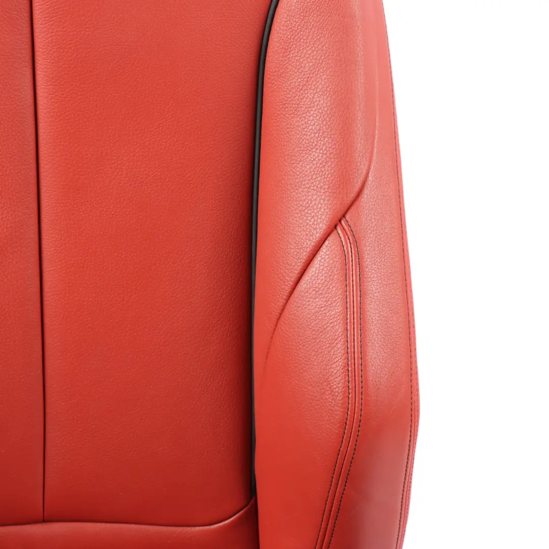 Front Seat Left N/S Sport Heated Leather Dakota Korall Rot Accent Black to BMW F32 with Part number 7392471 BMW F32 Front Seat Left N/S Sport Heated Leather Dakota Korall Rot Accent Black - SKU 7392471-3 - Part number 7392471