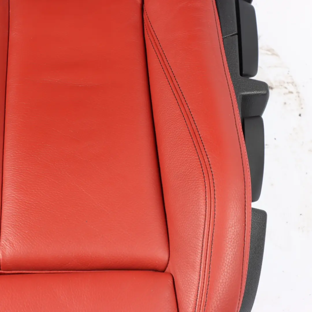 Front Seat Left N/S Sport Heated Leather Dakota Korall Rot Accent Black to BMW F32 with Part number 7392471 BMW F32 Front Seat Left N/S Sport Heated Leather Dakota Korall Rot Accent Black - SKU 7392471-3 - Part number 7392471