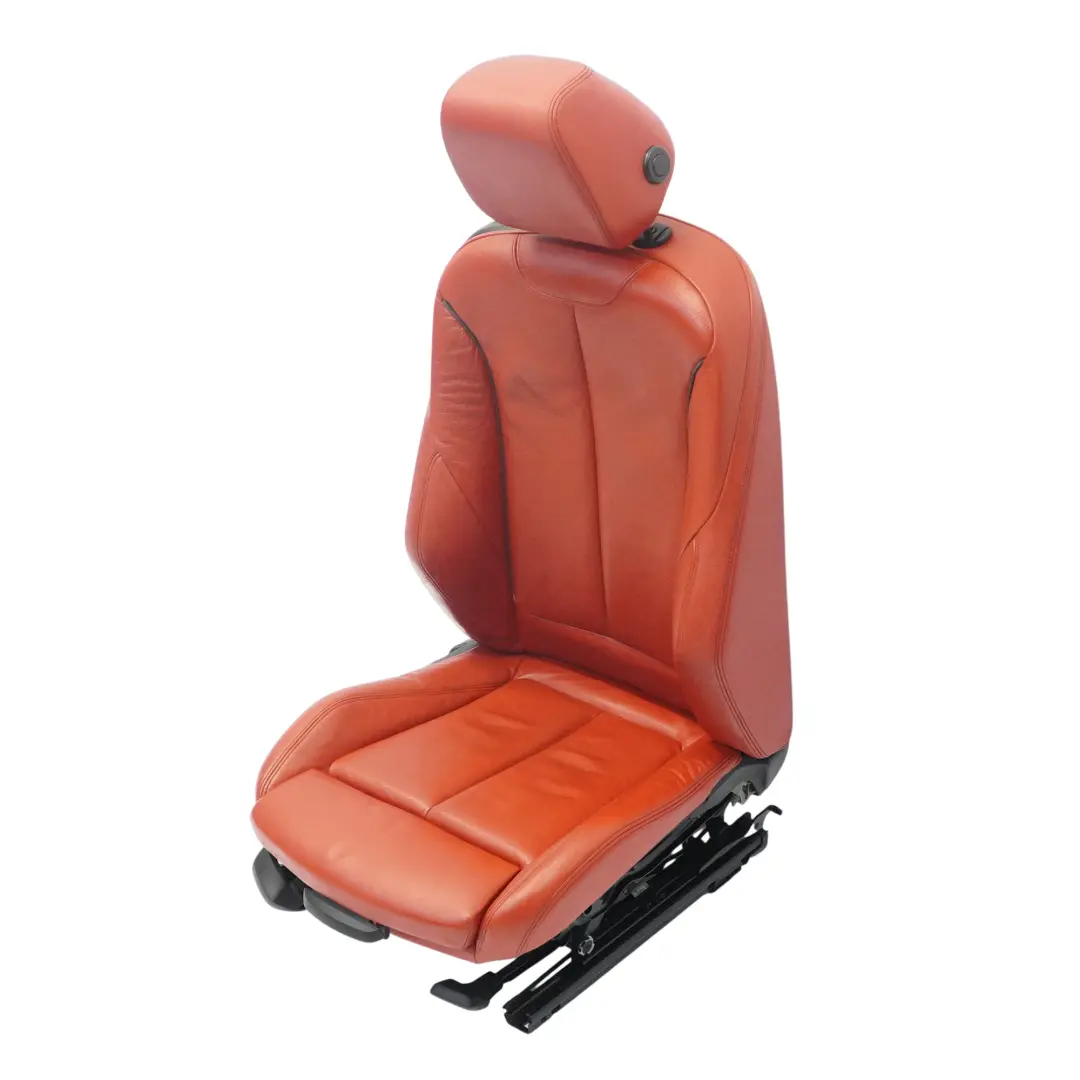 BMW F32 Front Seat Right O/S M Sport Heated Interior Leather Dakota Korall Red - SKU 7392472-4 - Part number 7392472