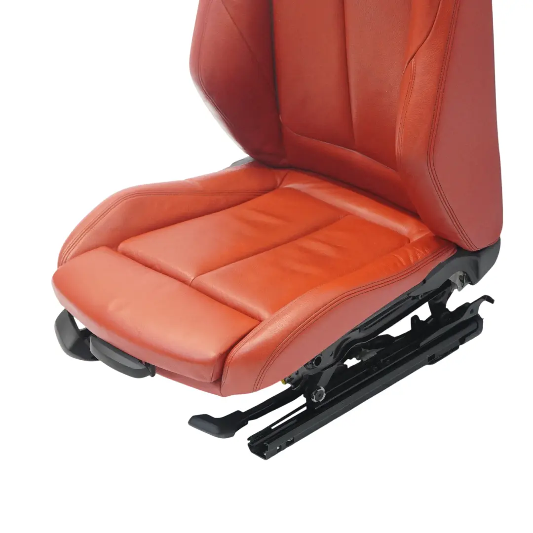 BMW F32 Front Seat Right O/S M Sport Heated Interior Leather Dakota Korall Red - SKU 7392472-4 - Part number 7392472
