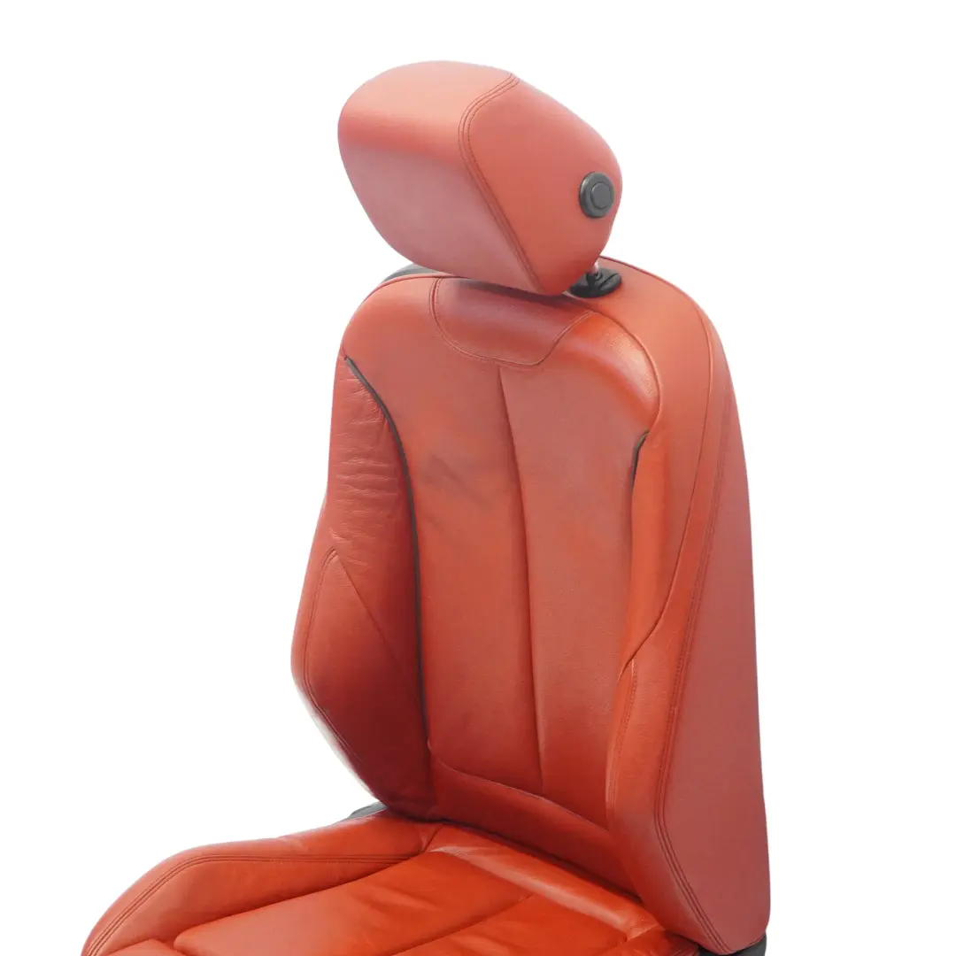 BMW F32 Front Seat Right O/S M Sport Heated Interior Leather Dakota Korall Red - SKU 7392472-4 - Part number 7392472
