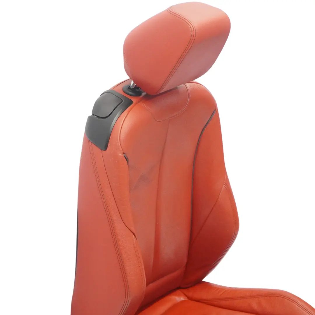Front Seat Right O/S M Sport Heated Interior Leather Dakota Korall Red to BMW F32 with Part number 7392472 BMW F32 Front Seat Right O/S M Sport Heated Interior Leather Dakota Korall Red - SKU 7392472-4 - Part number 7392472