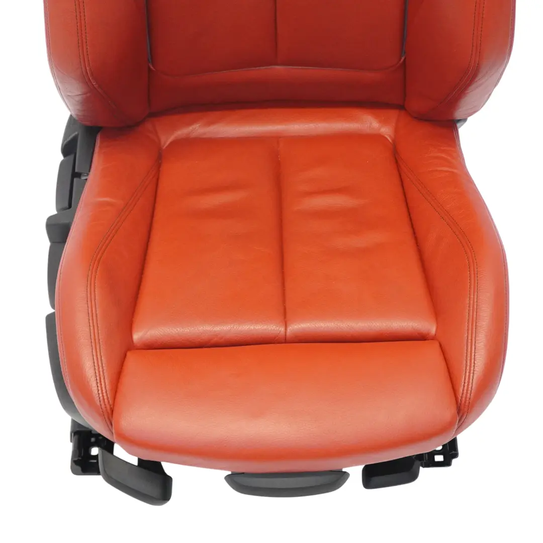 BMW F32 Front Seat Right O/S M Sport Heated Interior Leather Dakota Korall Red - SKU 7392472-4 - Part number 7392472