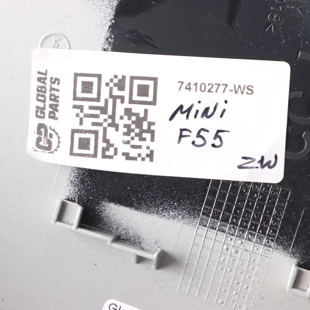 MINI Cooper F55 Fill In Flap Fuel Cover White Silver Metallic A62 7325897 - SKU 7410277-WS - Part number 7410277