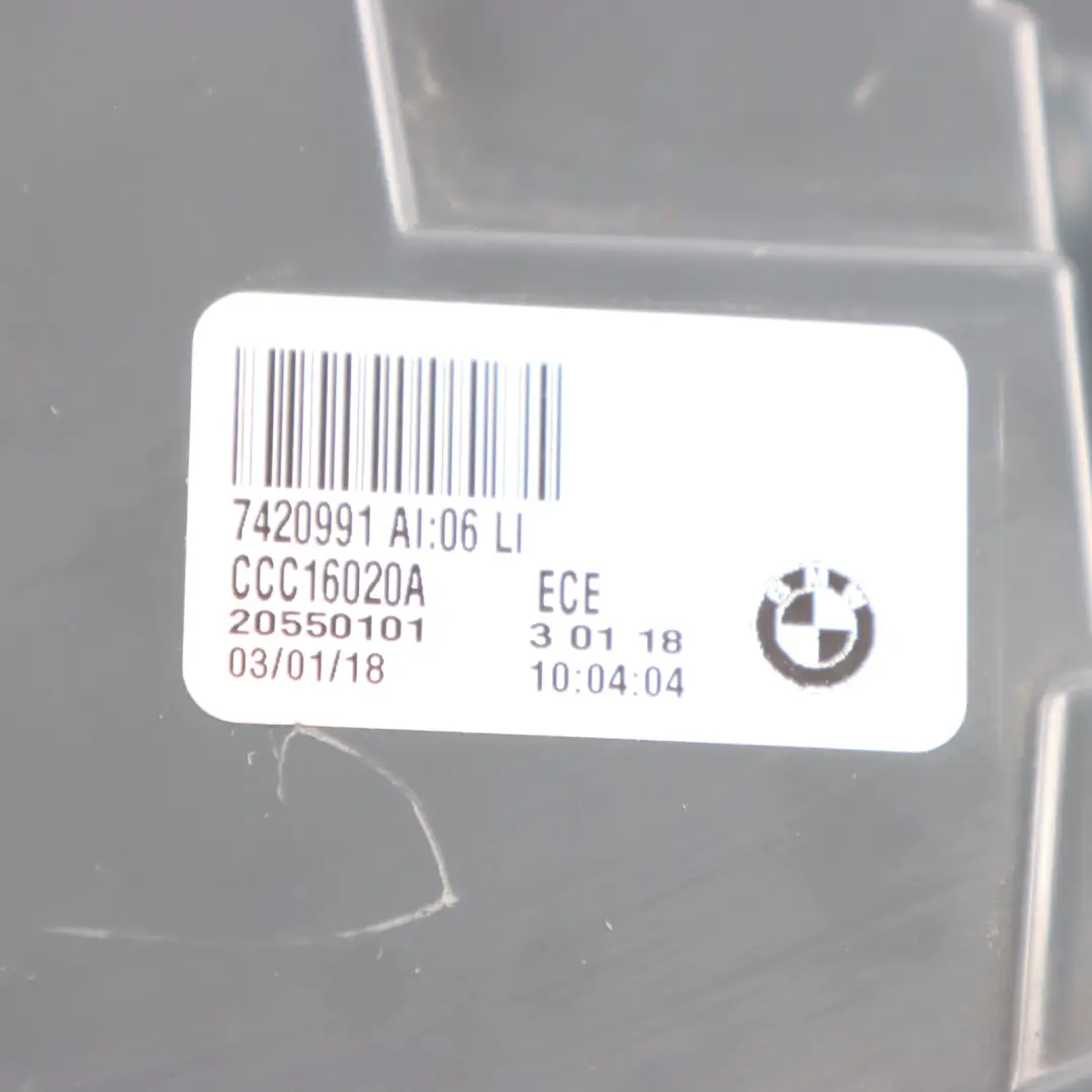 LED Tail Light Lamp Rear Left N/S Side Panel Trim BMW F22 F23 F87 M2 - SKU 7420991-1 - Part number 7420991