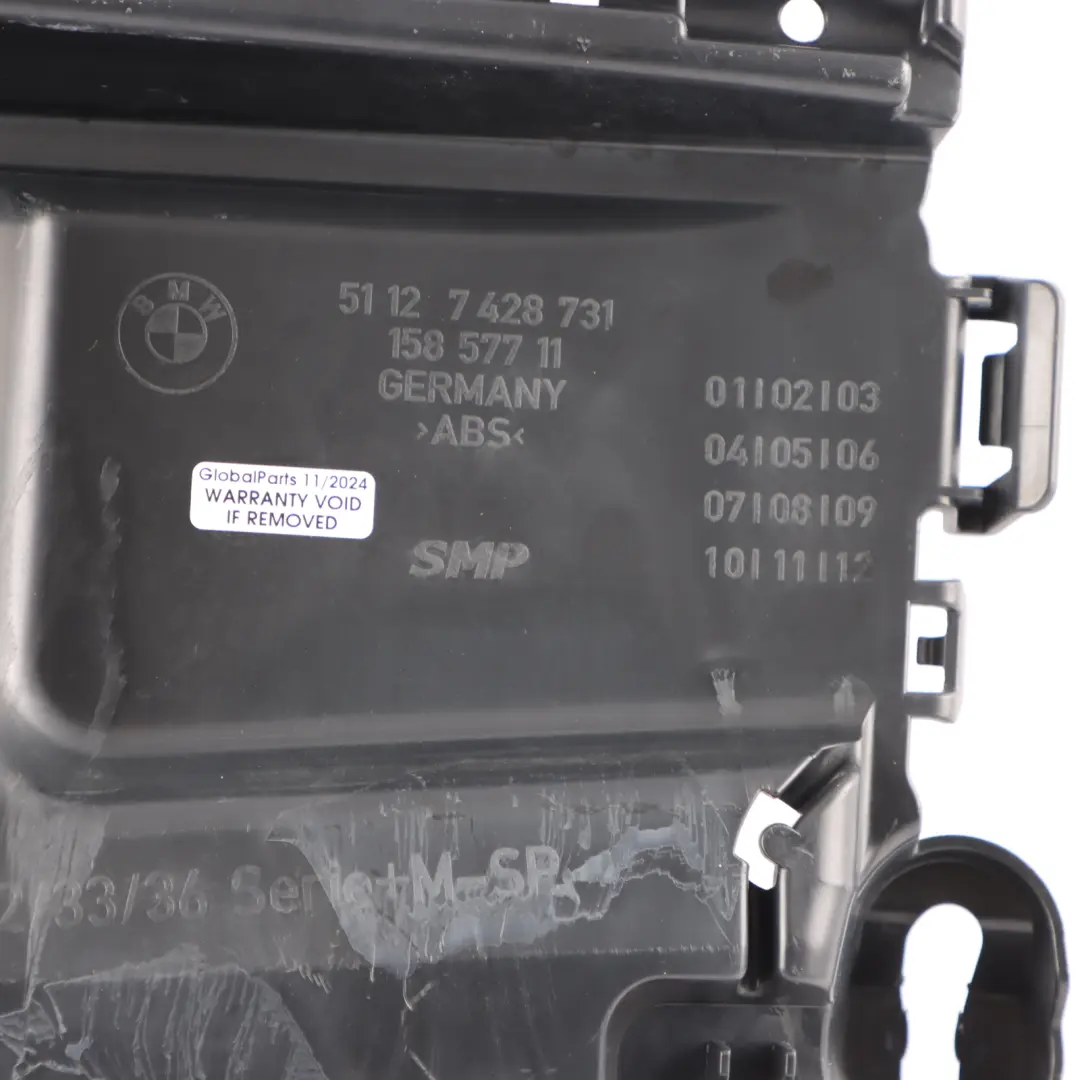  Bumper Guide BMW F32 F33 F36 Gran Coupe Bracket Holder Rear Left N/S - SKU 7428731 - Part number 7428731