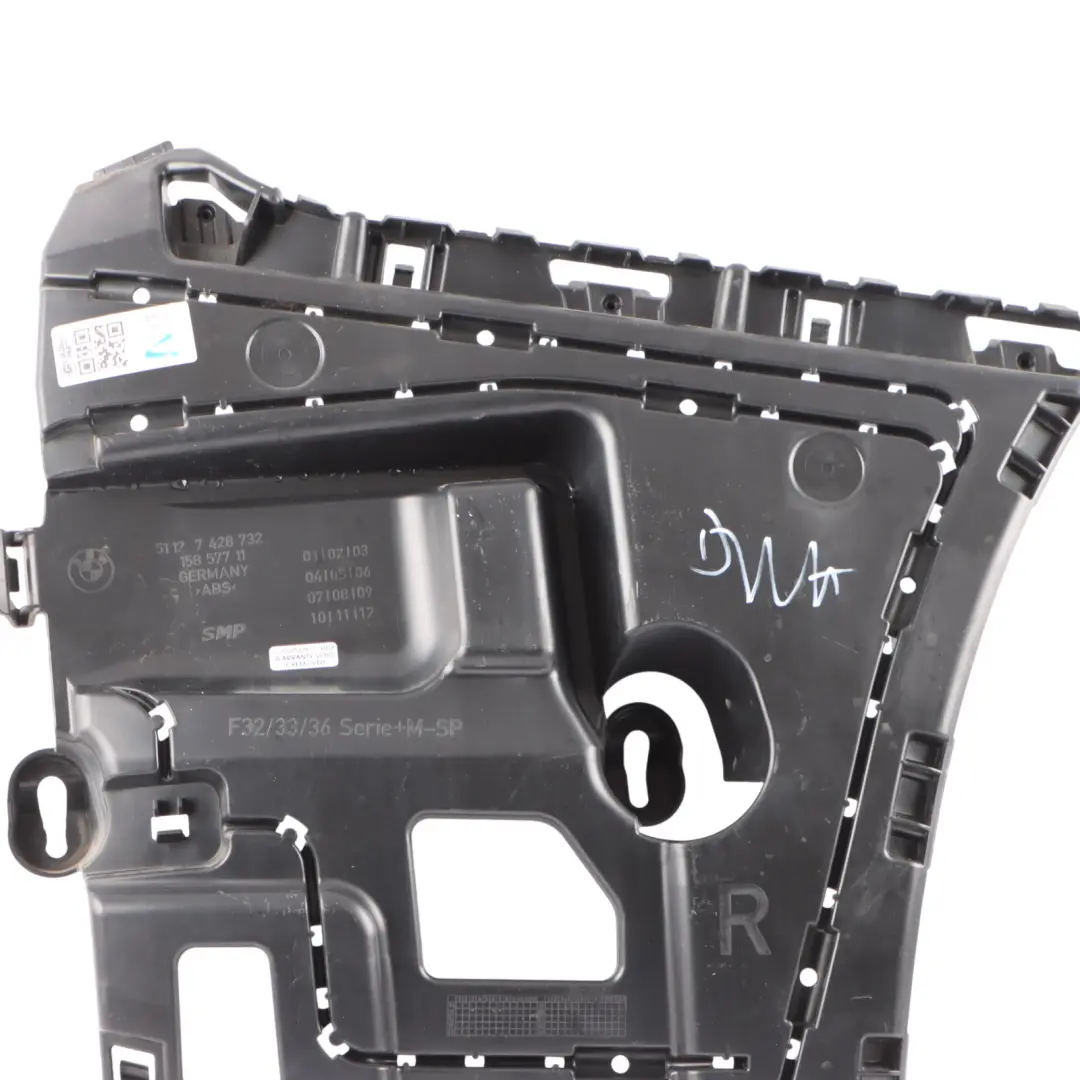 Coupé Soporte Guía Parachoques Delantero Derecho para BMW F32 F33 F36 Gran con número de pieza 7428732 BMW F32 F33 F36 Gran Coupé Soporte Guía Parachoques Delantero Derecho - SKU 7428732 - Número de pieza 7428732
